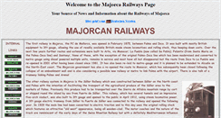 Desktop Screenshot of majorcarailways.com