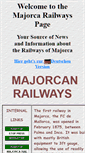 Mobile Screenshot of majorcarailways.com