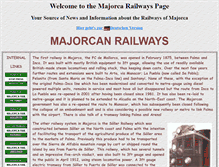 Tablet Screenshot of majorcarailways.com